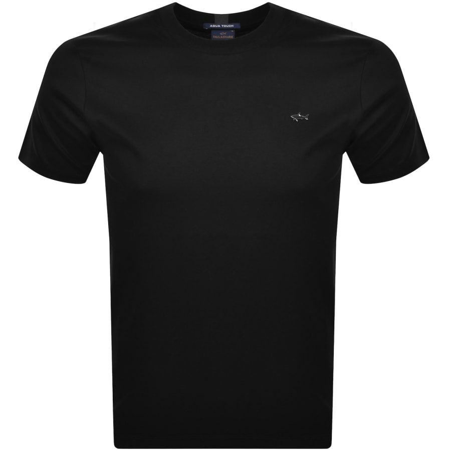 Tシャツ・カットソー PAUL  SHARK Men T Shirts 24411006 011 Black Paul And Shark Aqua Interlock T Shirt Black | Mainline Menswear